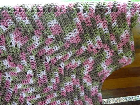 Star Afghan Crocheted Afghan Star Shaped Blanket Pink Camo Etsy
