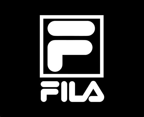 Fila Brand Logo Clothes Symbol With Name White Design Fashion Vector