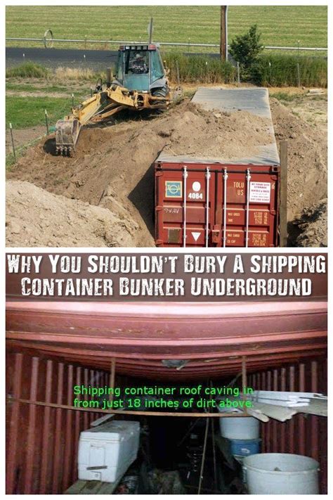#1 avoid underground shipping container homes. Why You Shouldn't Bury a Shipping Container Bunker ...