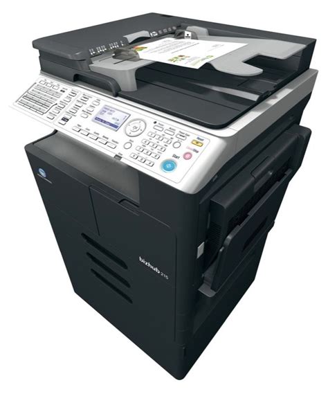 Sui prodotti e servizi forniti da konica minolta italia e da altre aziende associate al gruppo, che soddisfino i miei interessi personali. Konica Minolta bizhub 215 Monochrome Multifunction Printer ...