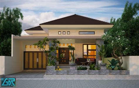 Contoh desain rumah minimalis tampak depan. Denah Rumah Type 150 Ukuran 12x20 Meter | Jasa Desain Rumah