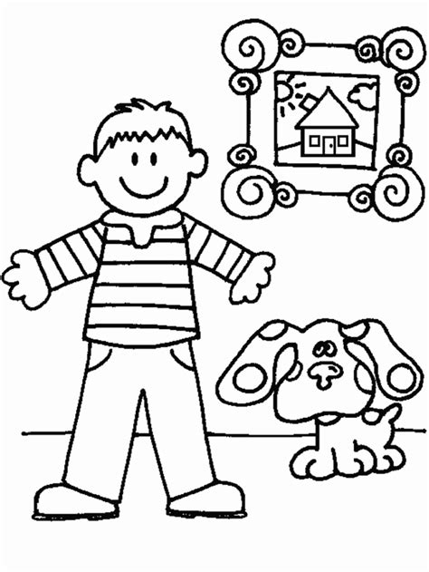 Blue s clues coloring pages are a fun way for kids of all ages to develop creativity, focus, motor skills and color recognition. Dibujos para colorear: Las pistas de Blue imprimible ...