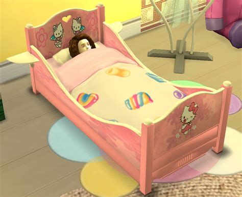 Sims 4 Custom Content Download Classic Toddler Bed