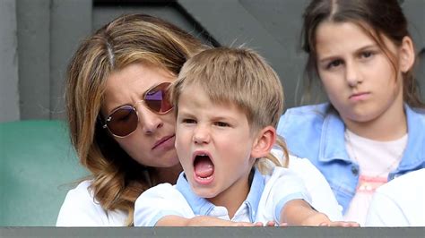 Who is roger federer's wife mirka, when did wimbledon tennis star marry her, and how many children does he have? Roger Federer's cheeky son steals the show at Wimbledon ...