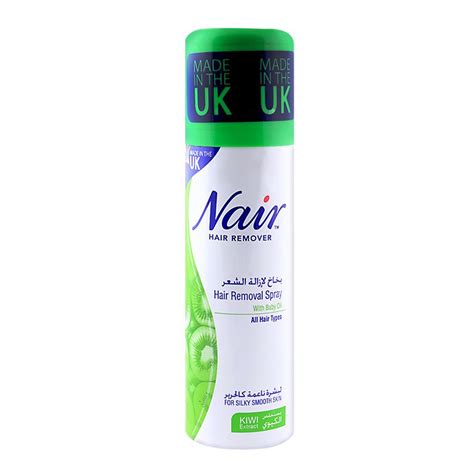 Fast, smooth hair removal that lasts days longer than shaving! Buy Nair Kiwi Baby Oil Hair Removal Spray 200ml Online at ...