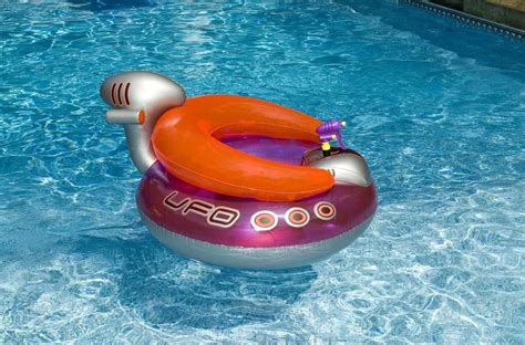 Gofloats lazy buoy floating lounge chair. Swimline Inflatable UFO Lounge Chair Swimming Pool Float ...