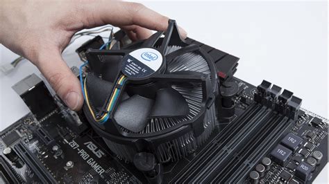 Installing A Cpu Fan How To Install A Cpu Cooler Youtube
