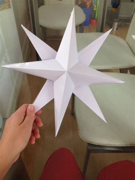 Easy 3d Paper Star Star Paper Craft 3d Paper Star 3d Paper Crafts