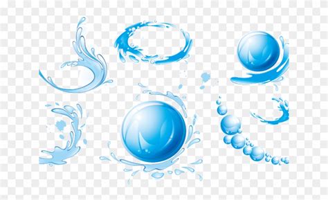 Elemen tetesan air vektor biru gradien | elemen grafis. Tetesan Air Png Vector / Drops Water Droplets Glossy Rain ...
