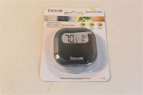 Taylor 1700 Digital Indooroutdoor Thermometer For Sale Online Ebay