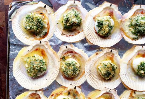 Oven Baked Scallops On The Shell Memories Of Cinque Terre Italy On