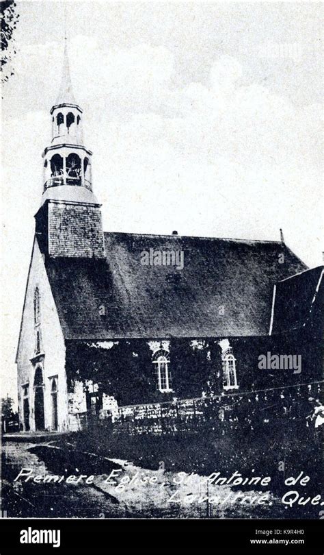 Premiere Eglise Saint Antoine De Lavaltrie Stock Photo Alamy