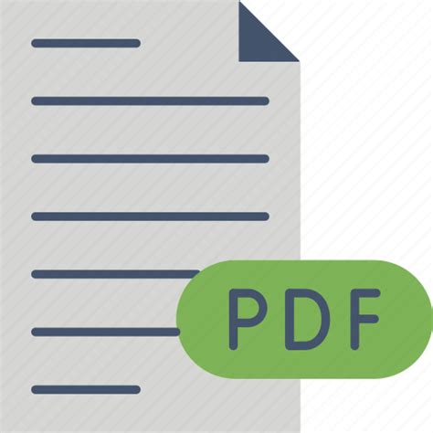 Portable Document Format File Icon Download On Iconfinder