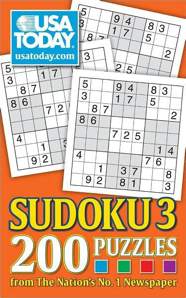 Usa Today Sudoku 3 200 Puzzles By Usa Today Paperback Barnes And Noble®