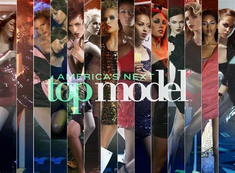 A Collage Of Models With The Words Americas Next Top Model