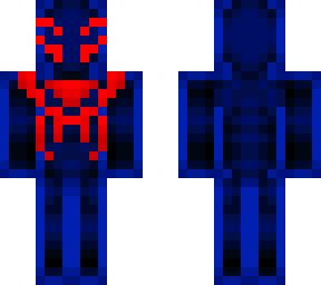 Spiderman it's easy to realize the minecraft skin, spiderman, a fictional marvel to become a minecraft skin editor, you just simply use the given tools and add your favorite colors. Spiderman 2099 | Minecraft Skins