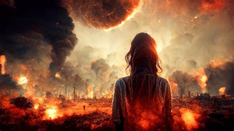 Premium Photo The End Of The World Apocalyptic Epic Scene Spectacular