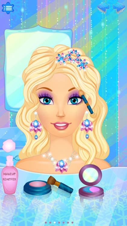Arctic Snow Queen Ice Princess Makeup And Dress Up By Peachy Games Llc