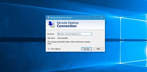It started on my notebook: We answer: What is Remote Desktop Connection in Windows 10 ...