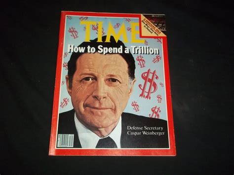 1981 July 27 Time Magazine Secretary Caspar Weinberger Great Cover
