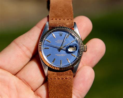 Wts Rolex Datejust 16013 Blue Dial Vintage Rwatchexchange