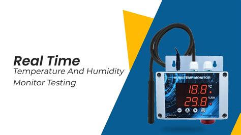 Real Time Temperature And Humidity Monitor Testing Ai Rht1 P