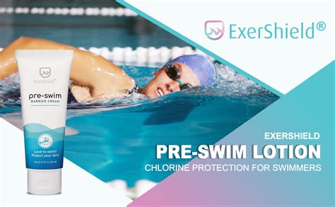 Exershield Pre Swim Lotion Barrier Cream For Swimmers