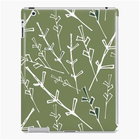Abstract Tropical Leaf Branches Pattern Ipad Case And Skin By Exr378
