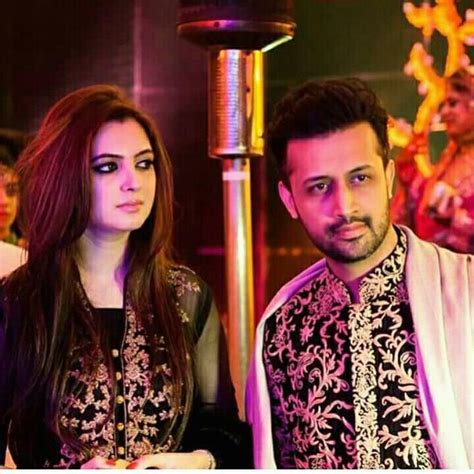 Atif Aslam With His Wife Arts Entertainment Images Photos