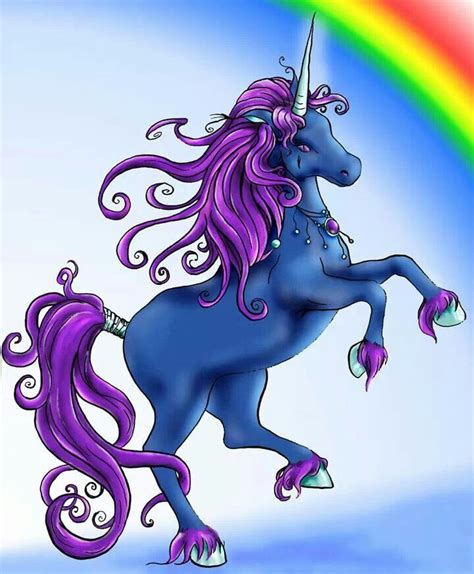 Purple And Blue Unicorn Unicorn Pinterest Animated Unicorn