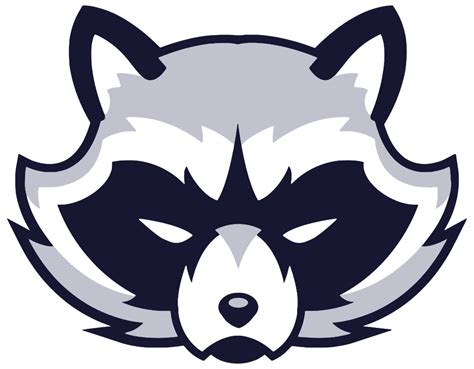 Onlinelabels Clip Art Raccoon Face Logo