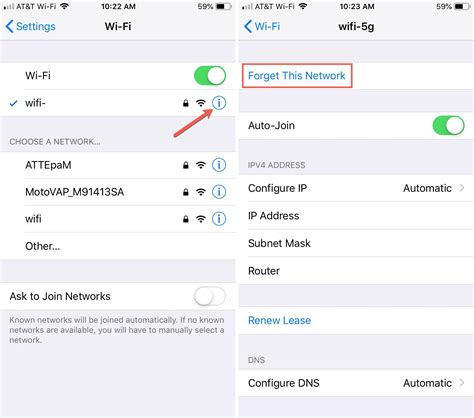 How To Forget A Wi Fi Network On Iphone Ipad And Mac Networking
