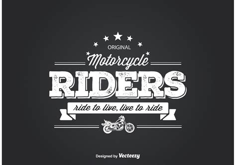 Browse through different shirt styles and colors. Motorcycle Riders T Shirt Design - Download Free Vector ...