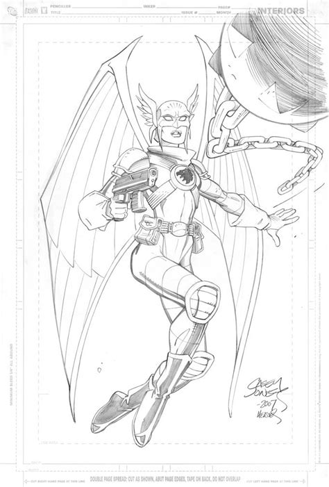 Hawkgirl Hawkgirl Drawing Superheroes Hawkman