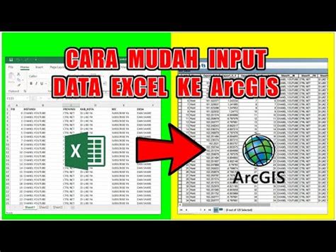 Cara Ekspor Data ArcGIS 103 ke Excel dengan Mudah