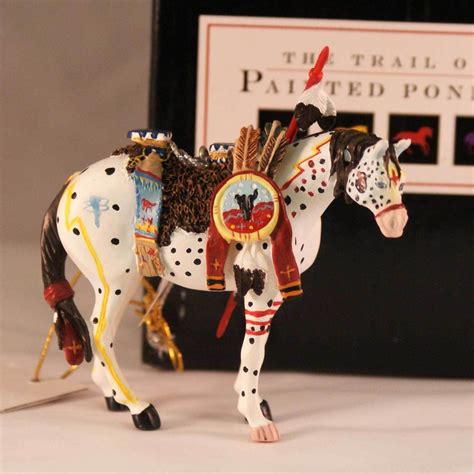 2003 Trail Of The Painted Ponies War Pony Ornament Retired 1496 Rance