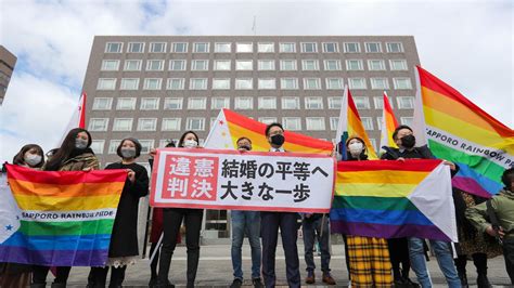 Japan Court Rules Same Sex Marriage Ban Unconstitutional In Historic