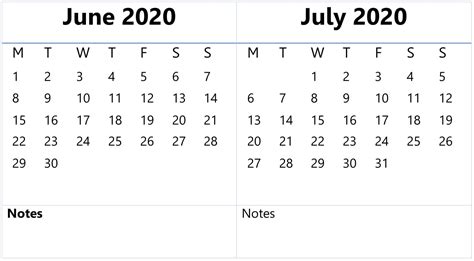 June And July 2021 Calendar June And July 2021 Calendar Calendar Options