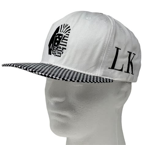 Other Last Kings Records Lk White Snapback Hat Tyga Pharaoh Cap Grailed