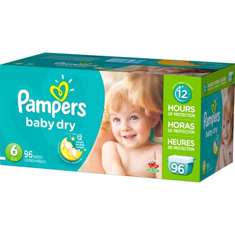 Pampers Baby Dry Diapers Size 6 35 Lb Disposable