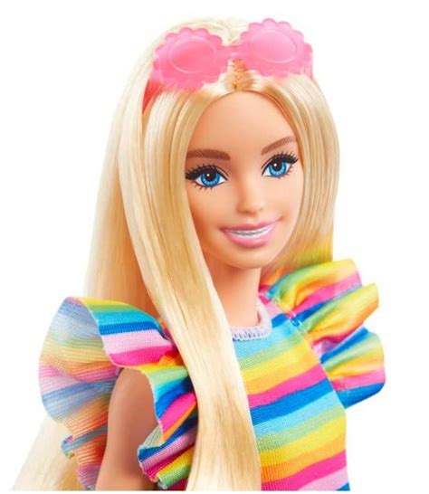 Mattel Lalka Barbie Fashionistas Blond Z Aparatem Na Zęby