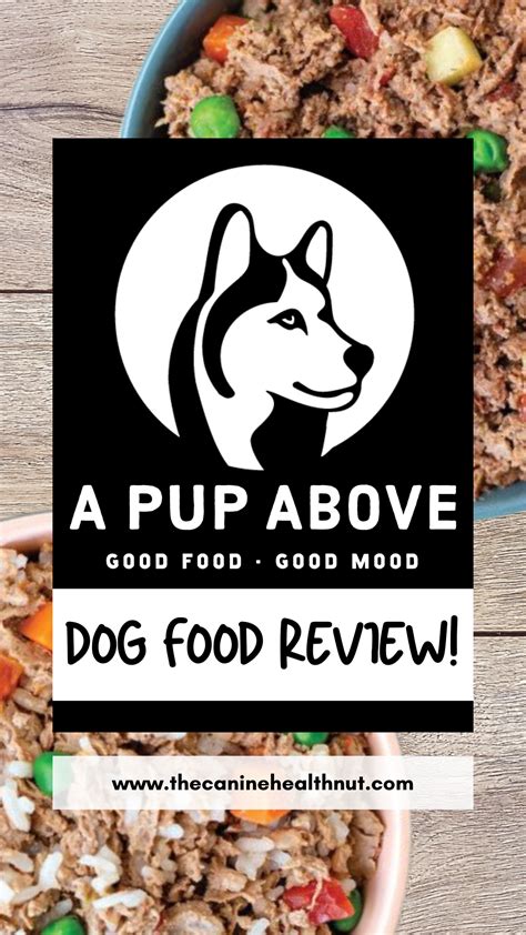 A Pup Above Dog Food Review Nikki Pet Nutrition
