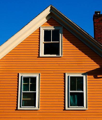 Orange House Orange House In Rockport Massachusetts Grey Exterior