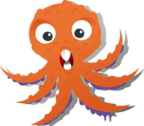 Scared Octopus Clipart Free Download Transparent Png Creazilla