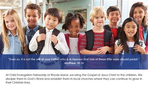 The Good News Today Child Evangelism Fellowship Of Ri Needs You