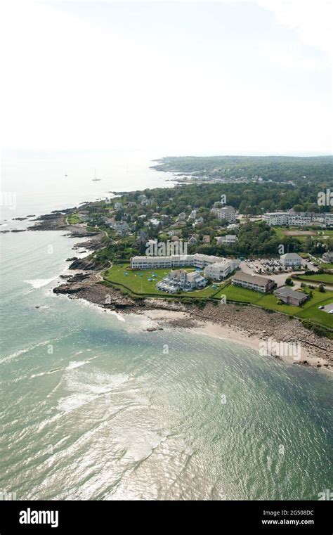 Aerial View Of Ogunquit Beach Ogunquit Maine Usa Stock Photo Alamy