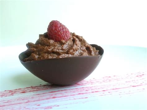 If the mousse becomes grainy, transfer it back into the pan, reheat until half of it is melted, pour it back to the mixing bowl ice bath. Two Ingredient Chocolate Mousse | GlutenFreeFix