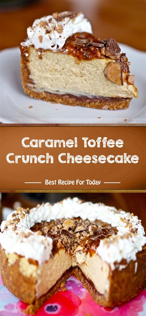 Toffee Caramel Cheesecake Recipe 101 Simple Recipe