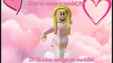 How To Make A Model For Ur Roblox Avatar On Mobile Youtube