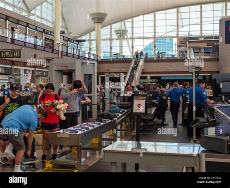 Transportation Security Administration Tsa Agents Manage A Security